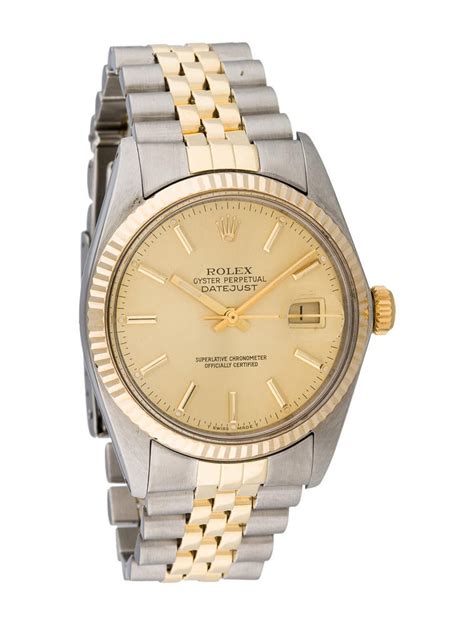 rolex oyster perpetual datejust two tone price